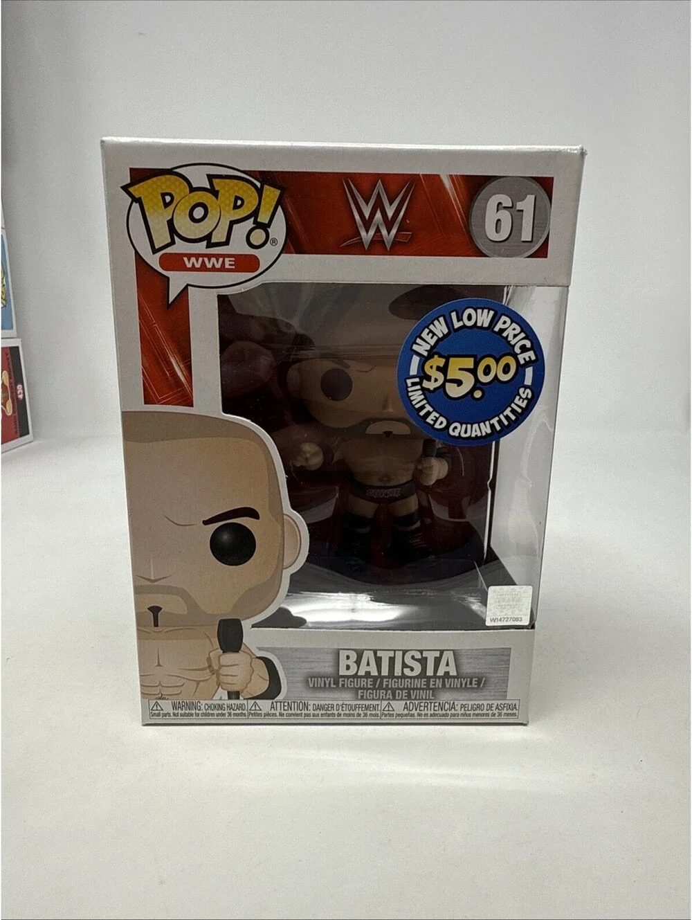 RETIRED Funko Pop! WWE Batista #61 (new, vinyl)